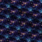 Midnight Familiars Pattern 26 Fleece Fabric — fleece fabric folded close-up preview (mv-fleece-v1:lying)
