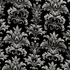 Midnight Filigree Pattern 12 Fleece Fabric — fleece fabric folded close-up preview (mv-fleece-v1:lying)