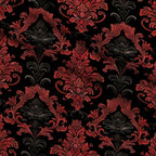 Midnight Filigree Pattern 7 Fleece Fabric — fleece fabric folded close-up preview (mv-fleece-v1:lying)