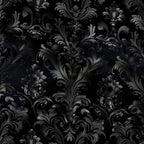 Midnight Filigree Pattern 8 Fleece Fabric — fleece fabric folded close-up preview (mv-fleece-v1:lying)