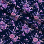 Midnight Lavender Pattern 8 Fleece Fabric — fleece fabric folded close-up preview (mv-fleece-v1:lying)