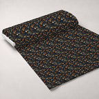 Midnight Monarchs Pattern 3 Fleece Fabric — fleece fabric unrolled bolt preview (mv-fleece-v1:bolt)