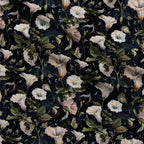 Midnight Moonflowers Pattern 10 Fleece Fabric — fleece fabric folded close-up preview (mv-fleece-v1:lying)