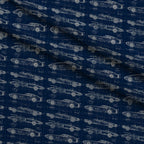 Midnight Motorworks Pattern 1 Fleece Fabric — fleece fabric folded close-up preview (mv-fleece-v1:lying)