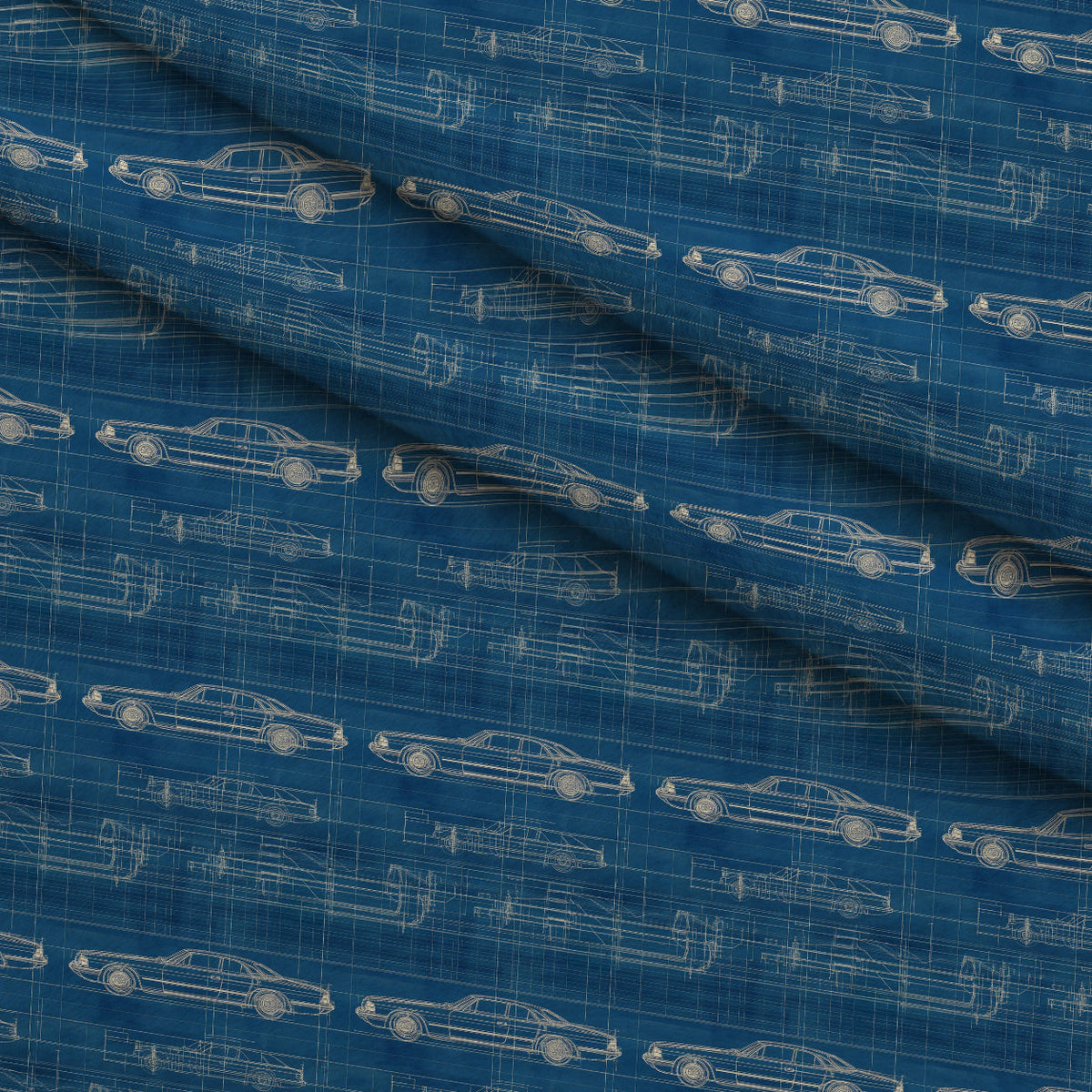 Midnight Motorworks Pattern 3 Fleece Fabric — fleece fabric folded close-up preview (mv-fleece-v1:lying)