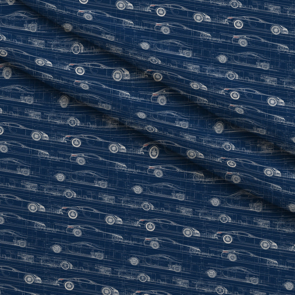 Midnight Motorworks Pattern 5 Fleece Fabric — fleece fabric folded close-up preview (mv-fleece-v1:lying)