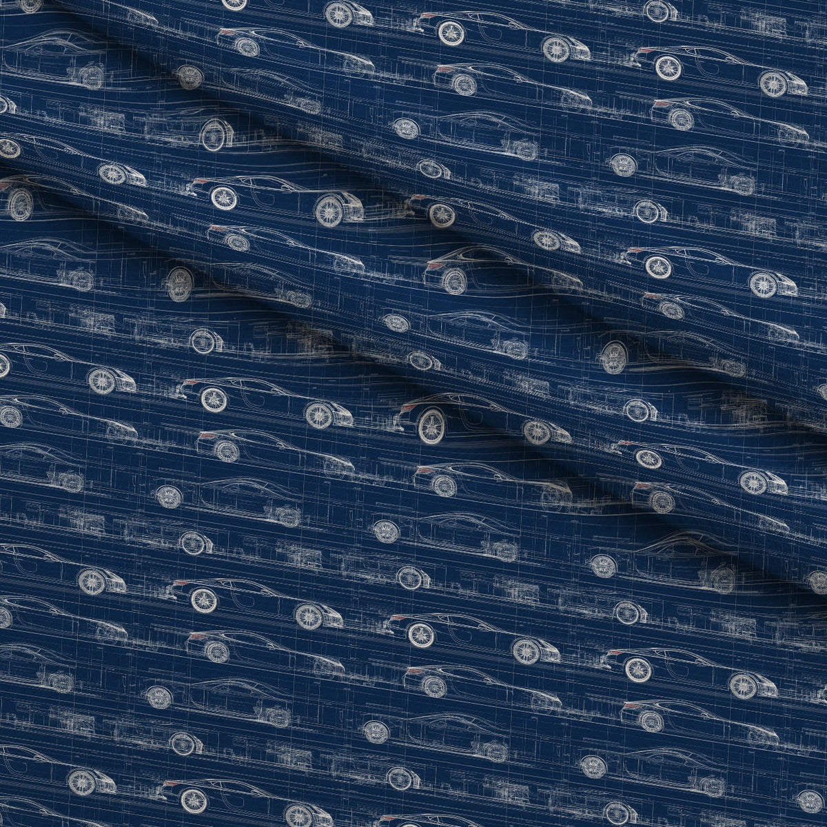 Midnight Motorworks Pattern 5 Fleece Fabric — fleece fabric folded close-up preview (mv-fleece-v1:lying)