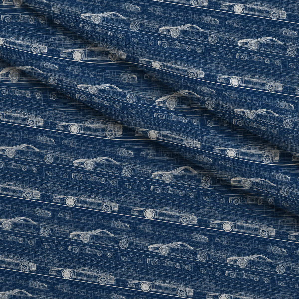 Midnight Motorworks Pattern 9 Fleece Fabric — fleece fabric folded close-up preview (mv-fleece-v1:lying)