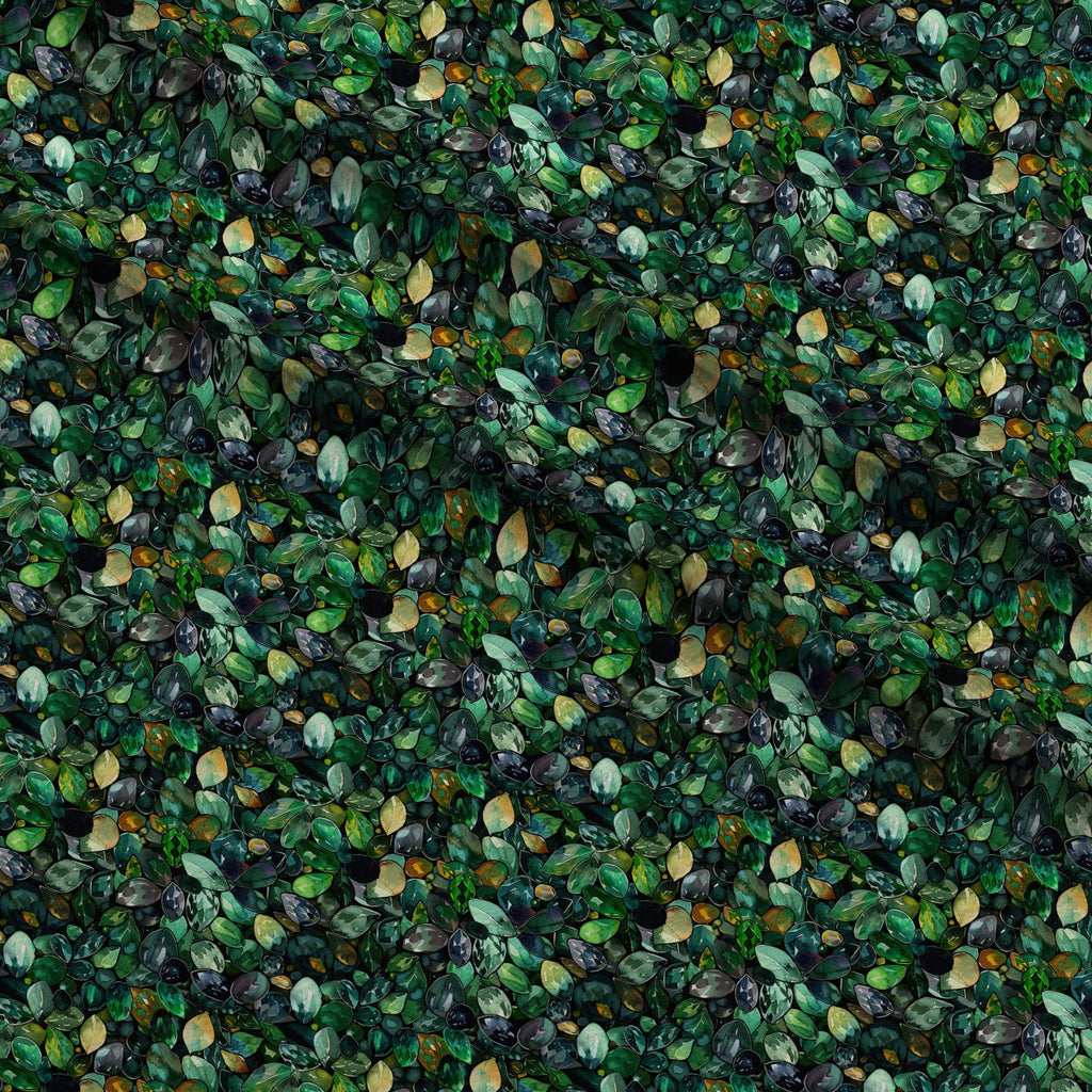 Midnight Sunflowers Pattern 1 Fleece Fabric — fleece fabric folded close-up preview (mv-fleece-v1:lying)
