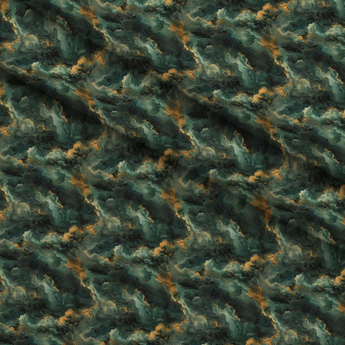 Midnight Sunflowers Pattern 12 Fleece Fabric — fleece fabric folded close-up preview (mv-fleece-v1:lying)