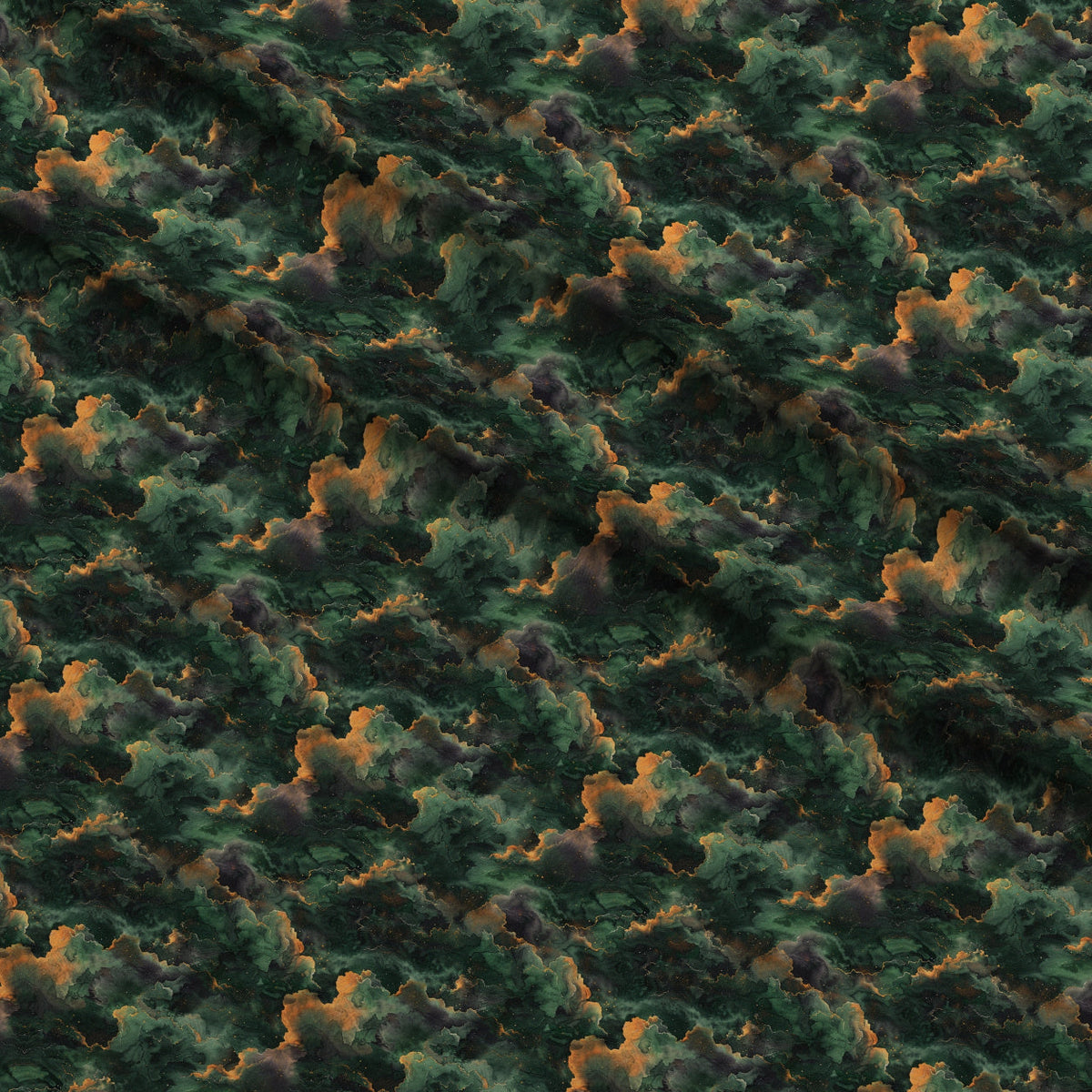 Midnight Sunflowers Pattern 14 Fleece Fabric — fleece fabric folded close-up preview (mv-fleece-v1:lying)