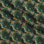 Midnight Sunflowers Pattern 15 Fleece Fabric — fleece fabric folded close-up preview (mv-fleece-v1:lying)