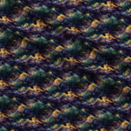 Midnight Sunflowers Pattern 17 Fleece Fabric — fleece fabric folded close-up preview (mv-fleece-v1:lying)