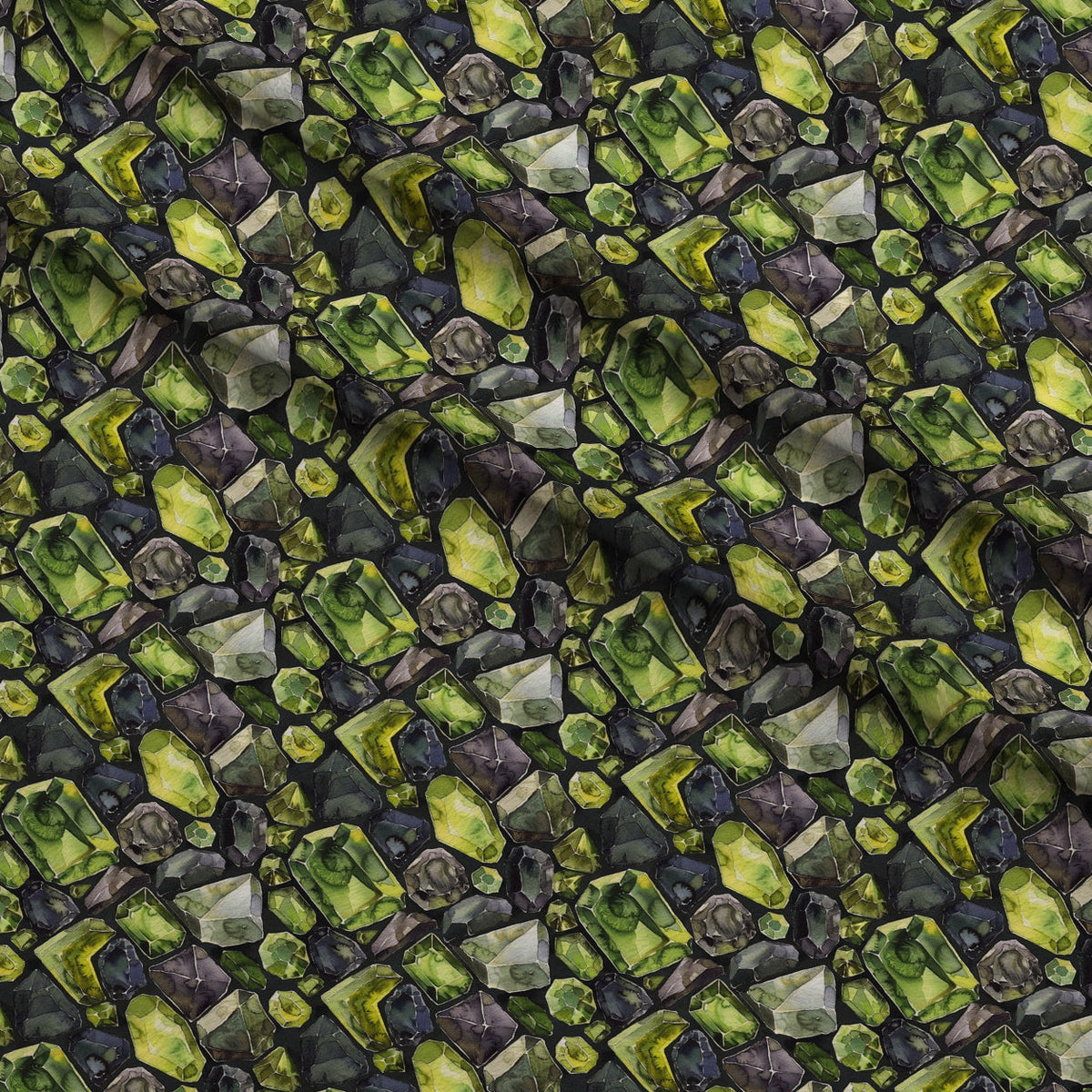 Midnight Sunflowers Pattern 2 Fleece Fabric — fleece fabric folded close-up preview (mv-fleece-v1:lying)