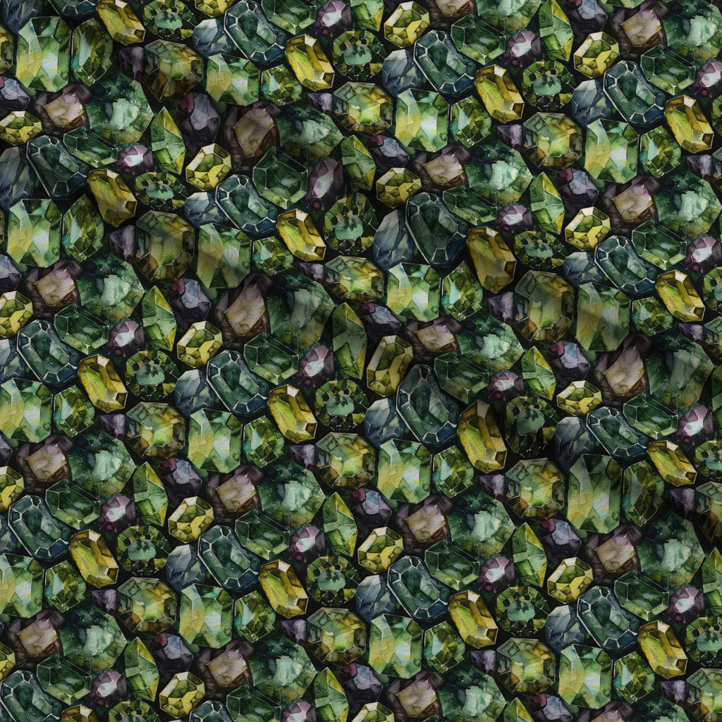 Midnight Sunflowers Pattern 3 Fleece Fabric — fleece fabric folded close-up preview (mv-fleece-v1:lying)