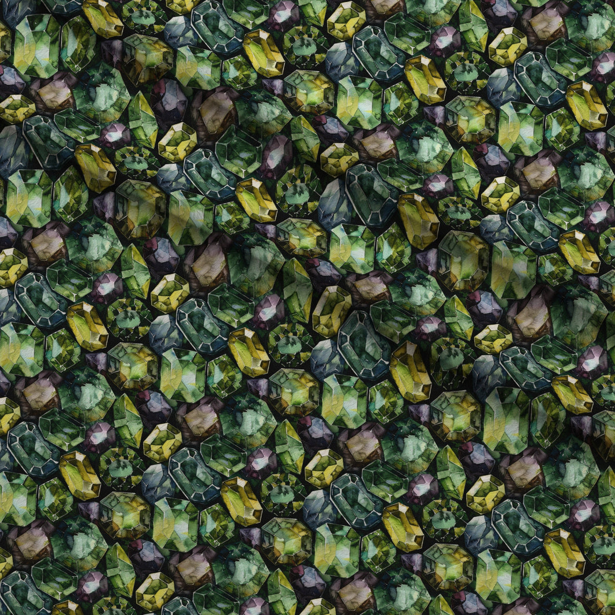 Midnight Sunflowers Pattern 3 Fleece Fabric — fleece fabric folded close-up preview (mv-fleece-v1:lying)