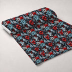 Midnight Yuletide Pattern 11 Fleece Fabric — fleece fabric unrolled bolt preview (mv-fleece-v1:bolt)