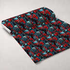 Midnight Yuletide Pattern 5 Fleece Fabric — fleece fabric unrolled bolt preview (mv-fleece-v1:bolt)