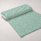 Mint Meadow Pattern 11 Fleece Fabric — fleece fabric unrolled bolt preview (mv-fleece-v1:bolt)