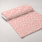 Mint Meadow Pattern 3 Fleece Fabric — fleece fabric unrolled bolt preview (mv-fleece-v1:bolt)