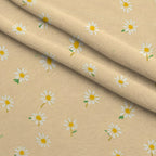 Mint Meadow Pattern 6 Fleece Fabric — fleece fabric folded close-up preview (mv-fleece-v1:lying)