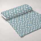 Mint Meadow Pattern 8 Fleece Fabric — fleece fabric unrolled bolt preview (mv-fleece-v1:bolt)