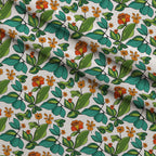 Mod Petal Pop Pattern 21 Fleece Fabric — fleece fabric folded close-up preview (mv-fleece-v1:lying)