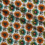 Mod Petal Pop Pattern 6 Fleece Fabric — fleece fabric folded close-up preview (mv-fleece-v1:lying)