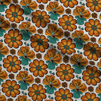 Mod Petal Pop Pattern 9 Fleece Fabric — fleece fabric folded close-up preview (mv-fleece-v1:lying)