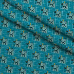 Mod Whiskers Pattern 1 Fleece Fabric — fleece fabric folded close-up preview (mv-fleece-v1:lying)