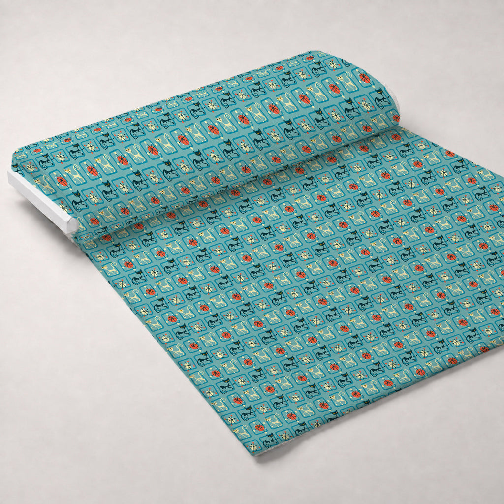 Mod Whiskers Pattern 3 Fleece Fabric — fleece fabric unrolled bolt preview (mv-fleece-v1:bolt)