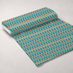 Mod Whiskers Pattern 6 Fleece Fabric — fleece fabric unrolled bolt preview (mv-fleece-v1:bolt)