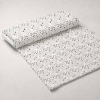 Monochrome Meows Pattern 16 Fleece Fabric — fleece fabric unrolled bolt preview (mv-fleece-v1:bolt)