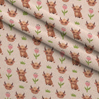Moo Meadow Pattern 10 Fleece Fabric — fleece fabric folded close-up preview (mv-fleece-v1:lying)