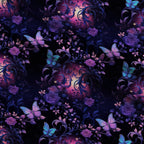 Moonlit Blooms Pattern 10 Fleece Fabric — fleece fabric folded close-up preview (mv-fleece-v1:lying)