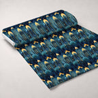 Moonlit Cathedral Pattern 10 Fleece Fabric — fleece fabric unrolled bolt preview (mv-fleece-v1:bolt)