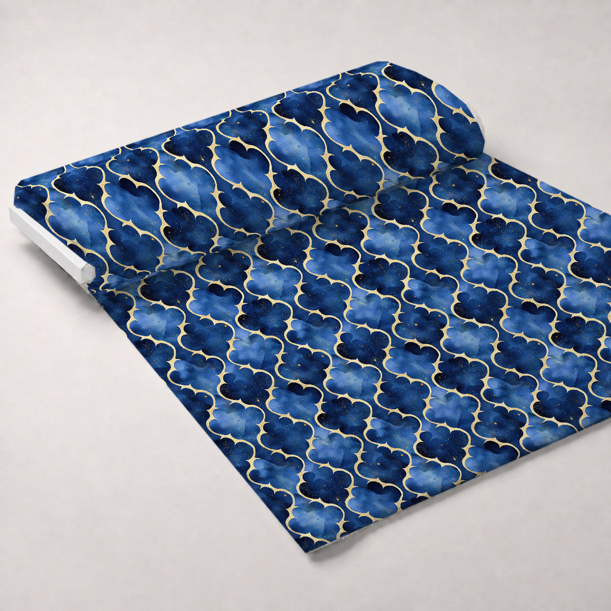 Moonlit Cathedral Pattern 13 Fleece Fabric — fleece fabric unrolled bolt preview (mv-fleece-v1:bolt)