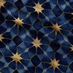 Moonlit Cathedral Pattern 2 Fleece Fabric — fleece fabric folded close-up preview (mv-fleece-v1:lying)