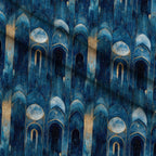 Moonlit Cathedral Pattern 24 Fleece Fabric — fleece fabric folded close-up preview (mv-fleece-v1:lying)