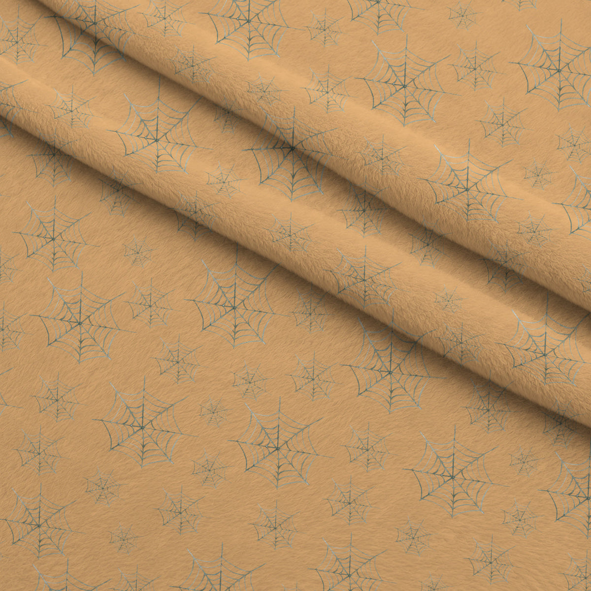 Moonlit Mischief Pattern 10 Fleece Fabric — fleece fabric folded close-up preview (mv-fleece-v1:lying)