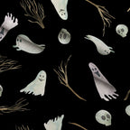 Moonlit Mischief Pattern 13 Fleece Fabric — fleece fabric folded close-up preview (mv-fleece-v1:lying)