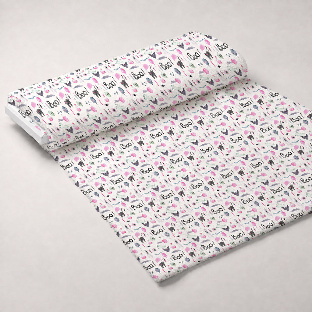 Moonlit Mischief Pattern 2 Fleece Fabric — fleece fabric unrolled bolt preview (mv-fleece-v1:bolt)