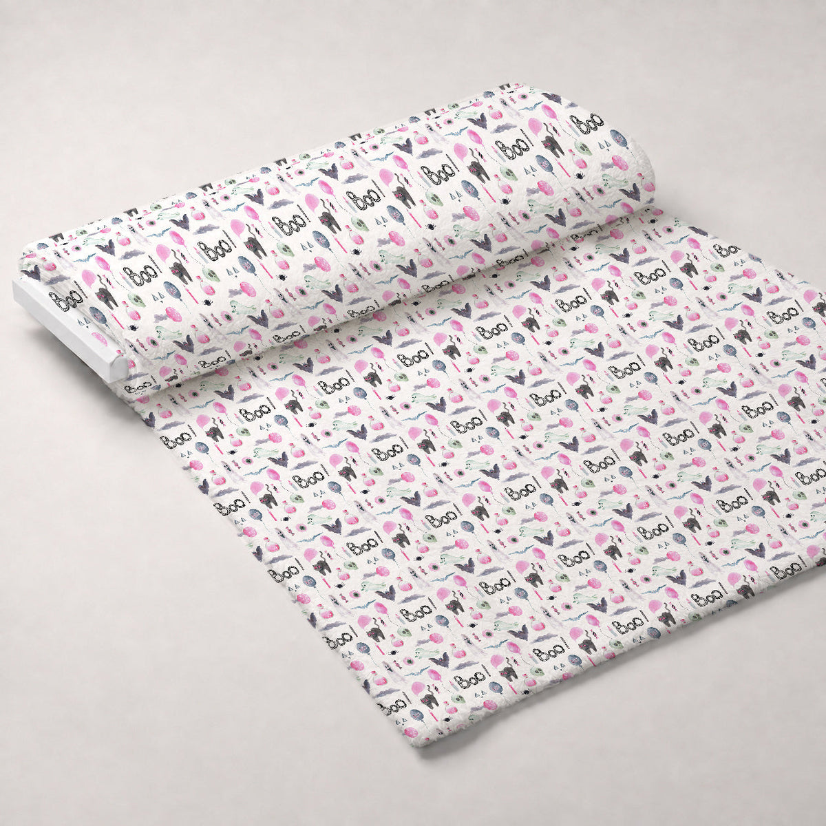 Moonlit Mischief Pattern 2 Fleece Fabric — fleece fabric unrolled bolt preview (mv-fleece-v1:bolt)