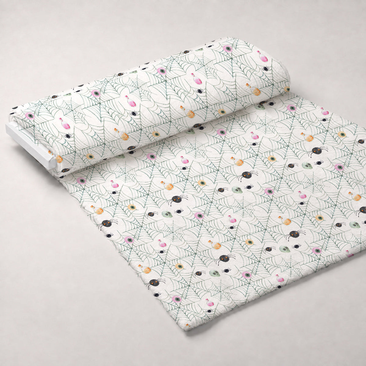 Moonlit Mischief Pattern 23 Fleece Fabric — fleece fabric unrolled bolt preview (mv-fleece-v1:bolt)