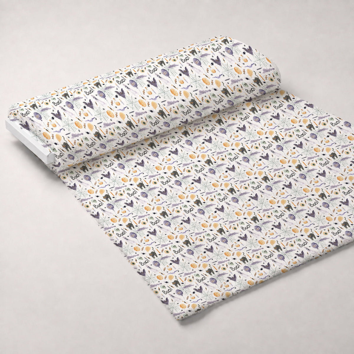 Moonlit Mischief Pattern 3 Fleece Fabric — fleece fabric unrolled bolt preview (mv-fleece-v1:bolt)
