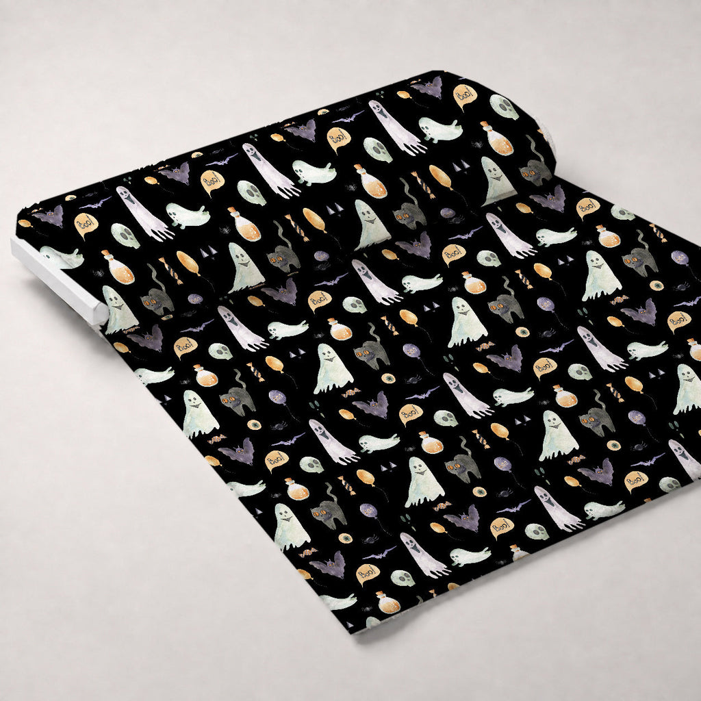 Moonlit Mischief Pattern 6 Fleece Fabric — fleece fabric unrolled bolt preview (mv-fleece-v1:bolt)