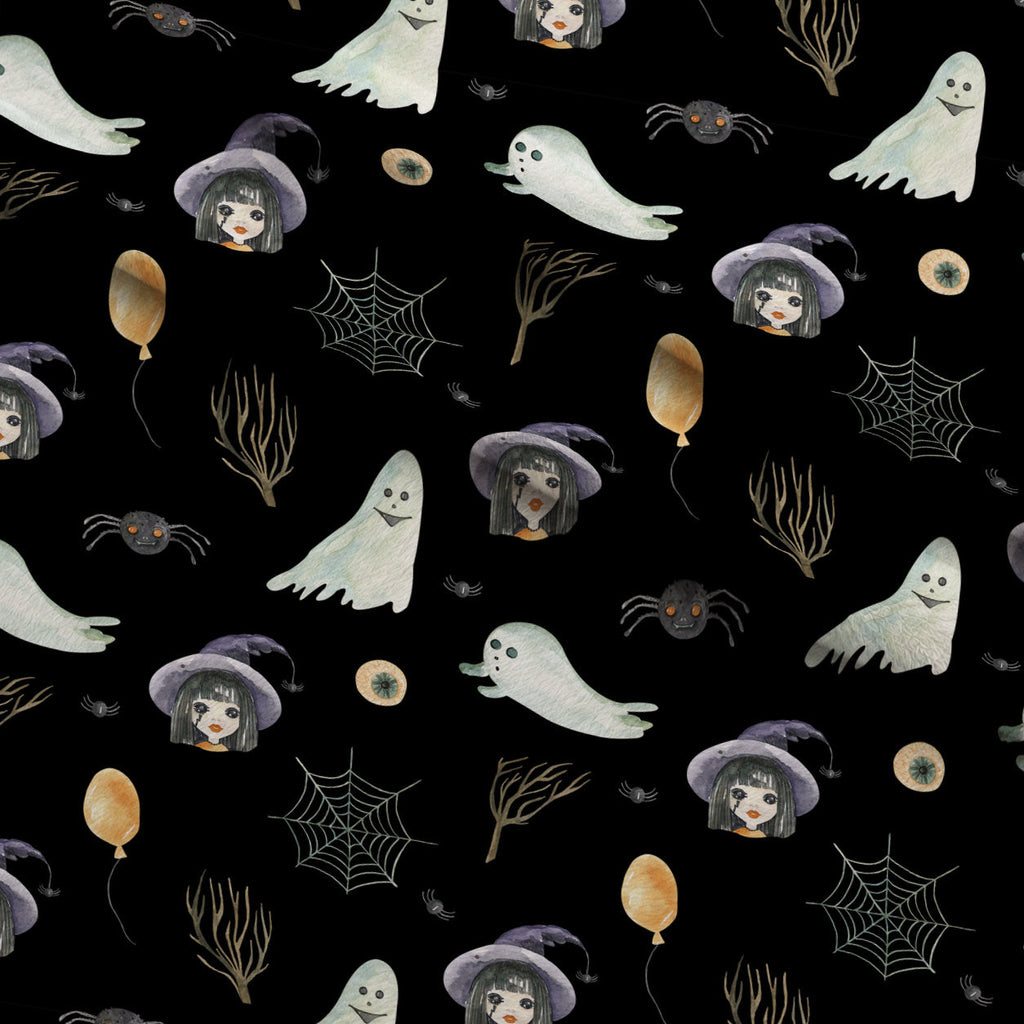 Moonlit Mischief Pattern 7 Fleece Fabric — fleece fabric folded close-up preview (mv-fleece-v1:lying)