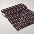 Moonlit Raven Pattern 25 Fleece Fabric — fleece fabric unrolled bolt preview (mv-fleece-v1:bolt)
