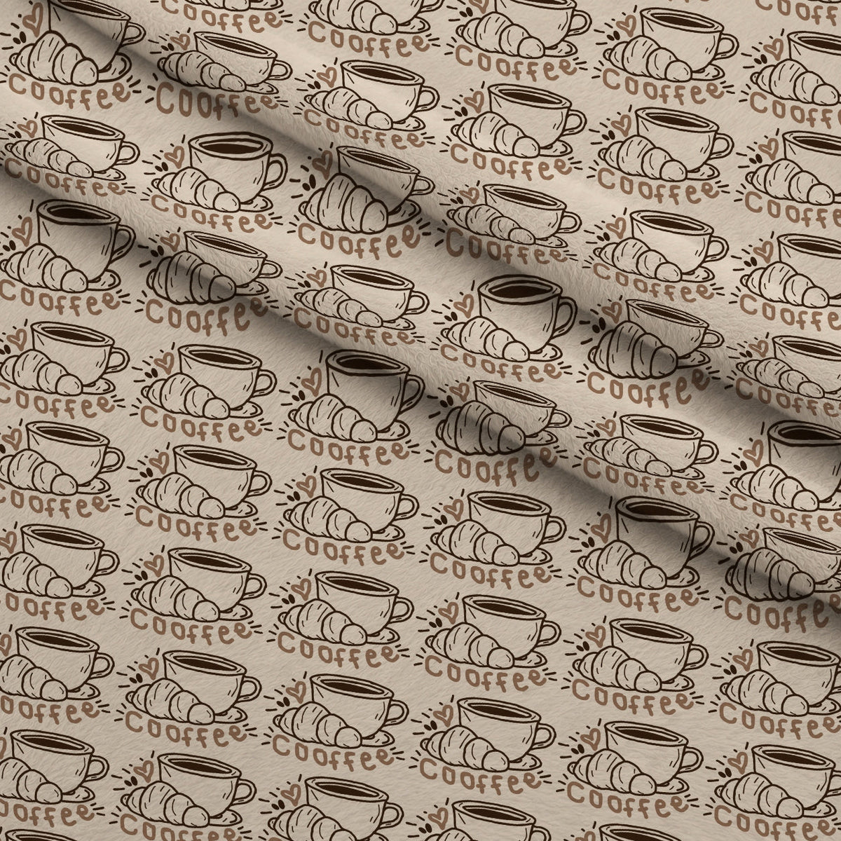 Morning Mocha Pattern 3 Fleece Fabric — fleece fabric folded close-up preview (mv-fleece-v1:lying)