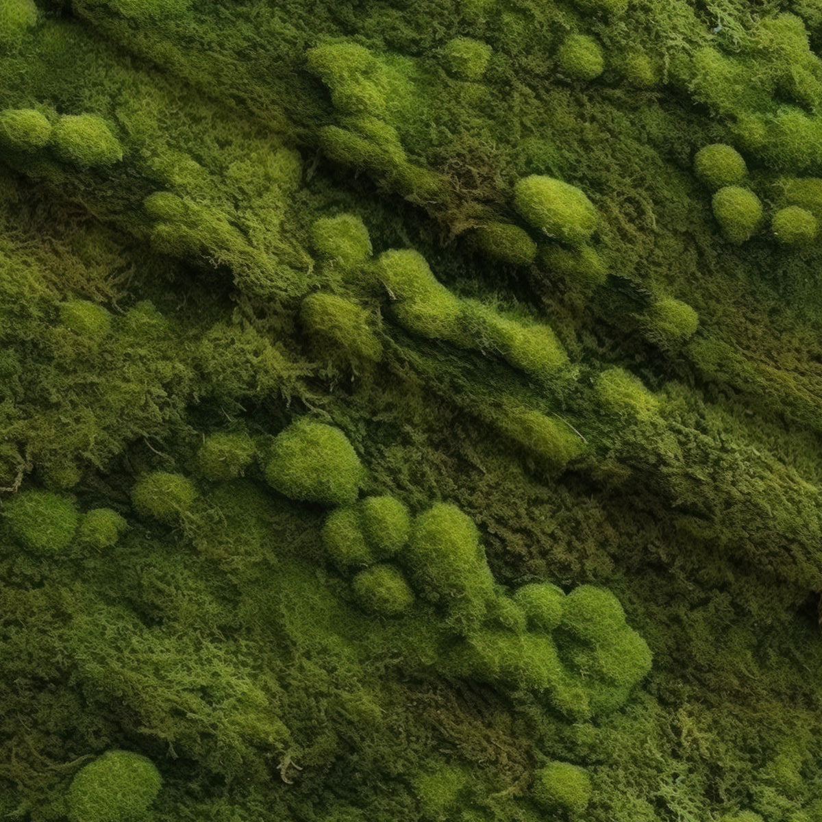 Moss Textures Pattern 10 Fleece Fabric — fleece fabric folded close-up preview (mv-fleece-v1:lying)
